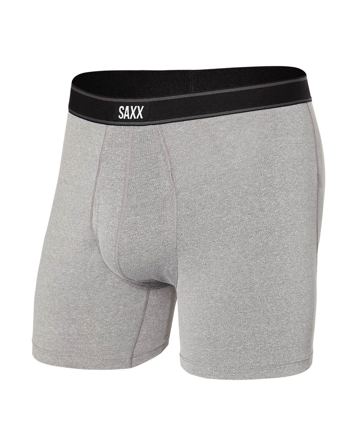 Front of Daytripper Boxer Brief Fly in Grey Heather