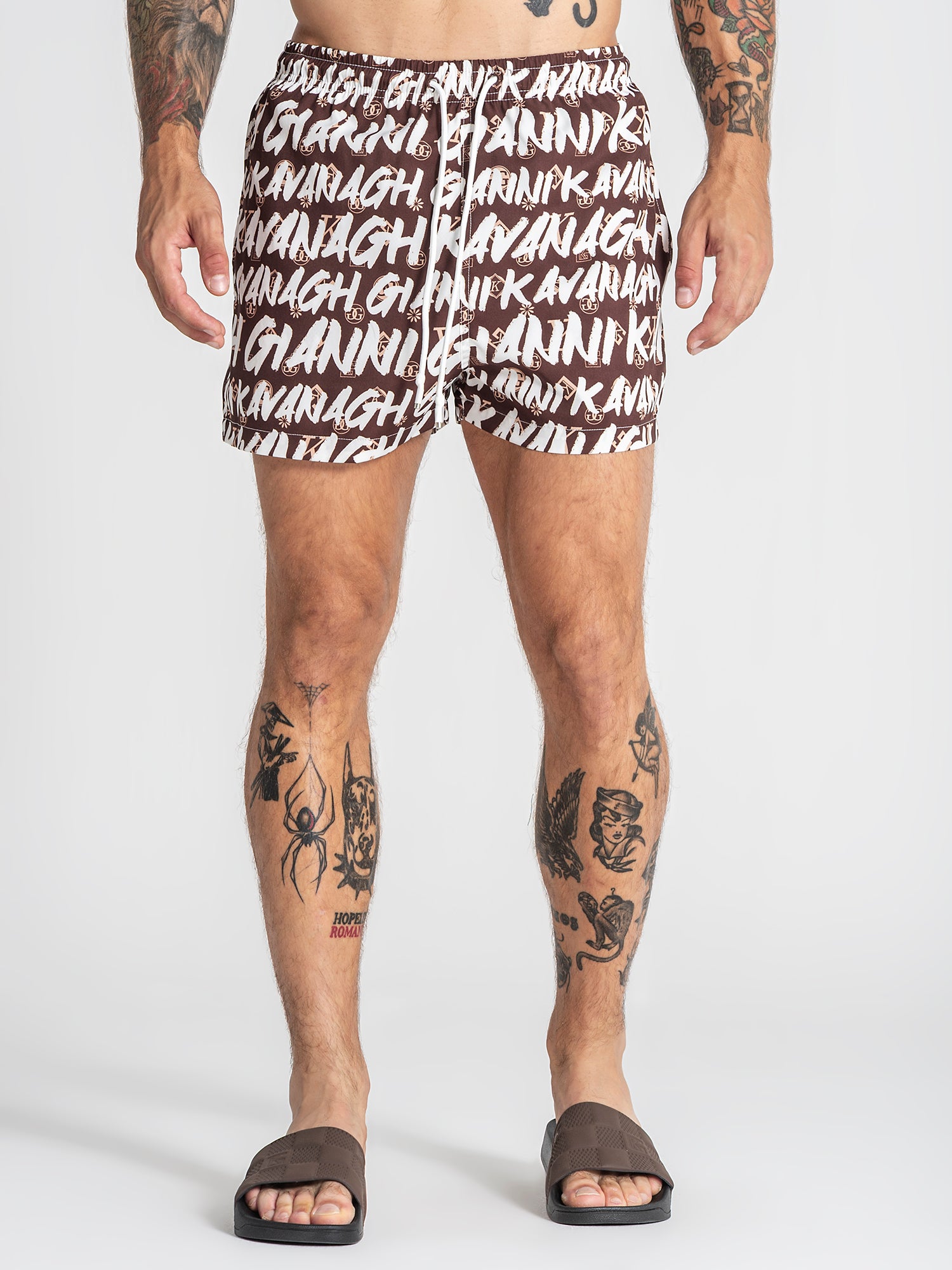 White Rebel Swimshorts