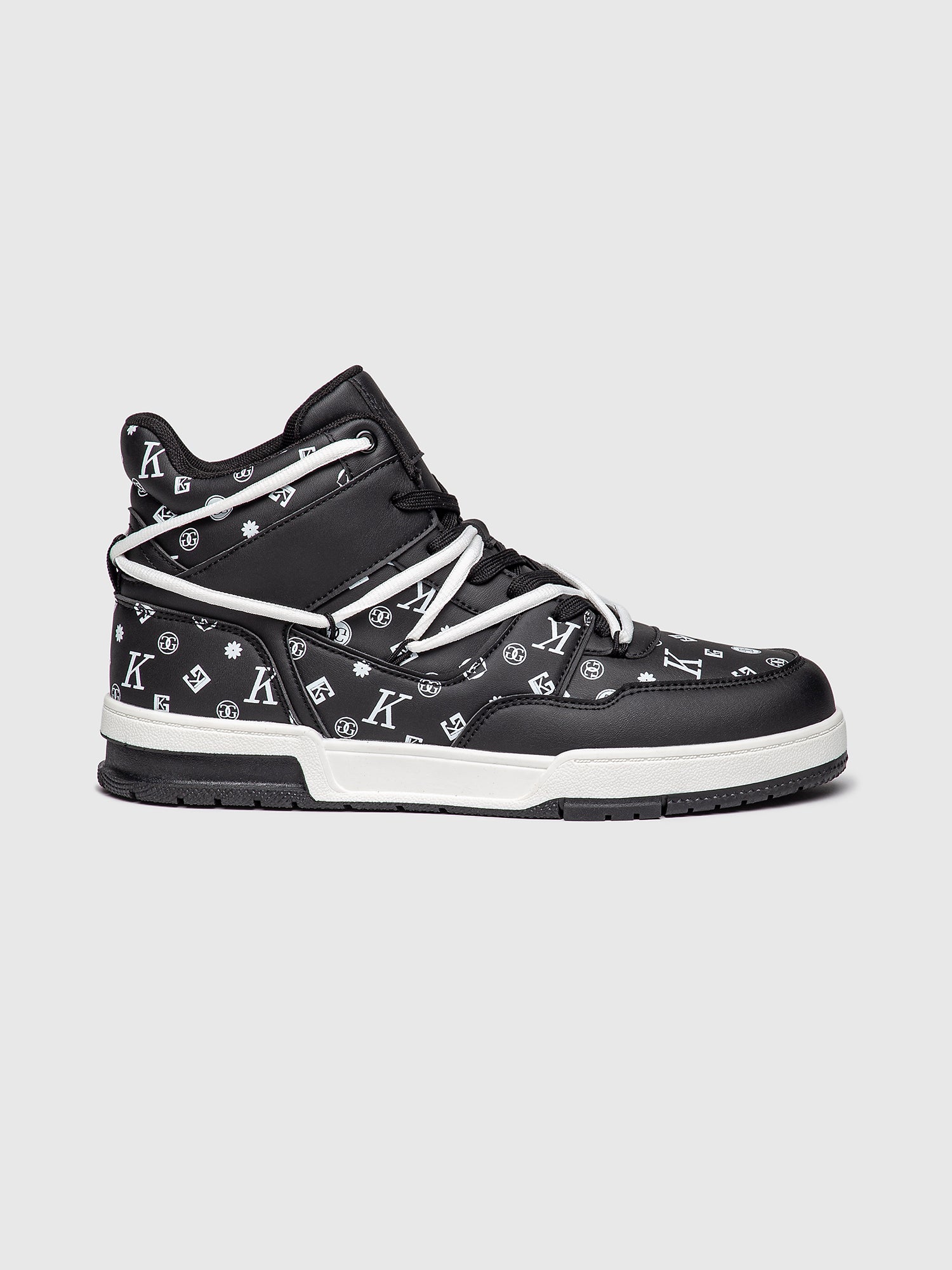 Black Logomania High Sneakers