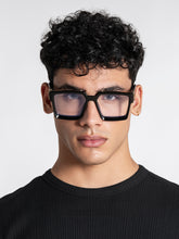 sunglasses / Black Clean Square Sunglasses