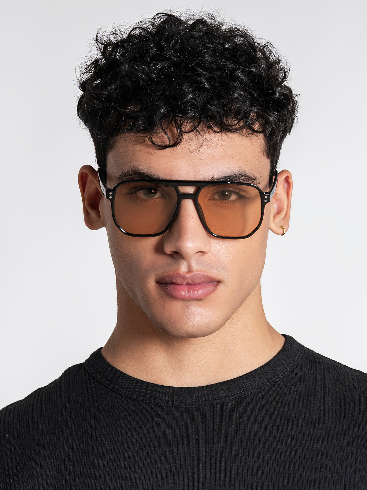 sunglasses / Peach Pilot Sunglasses