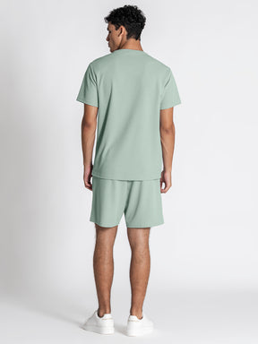 t-shirts / Green Grid Set