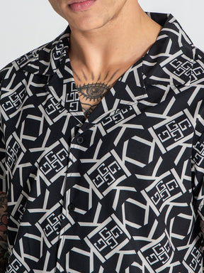 shirts / Black Gatsby Gold Shirt