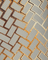 Close-up of a textured surface with geometric pattern