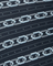 Close-up of a fabric with chain pattern on a dark background