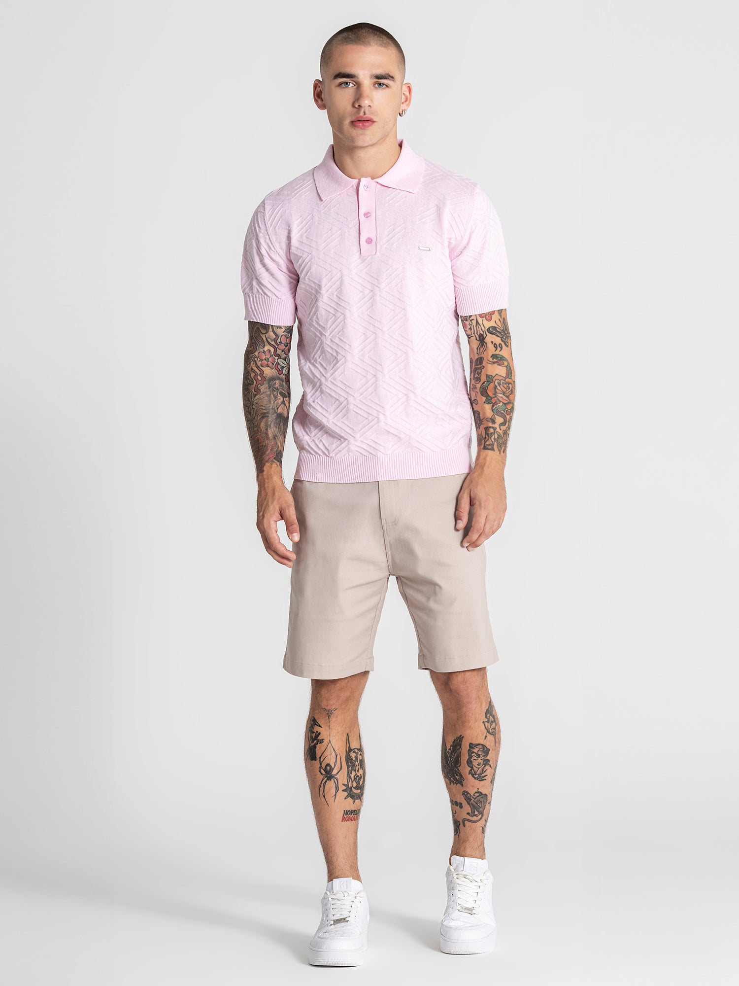 polos / Light Pink Classy Knit Polo