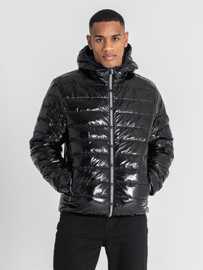 jackets / Black Loop Hoodie Jacket