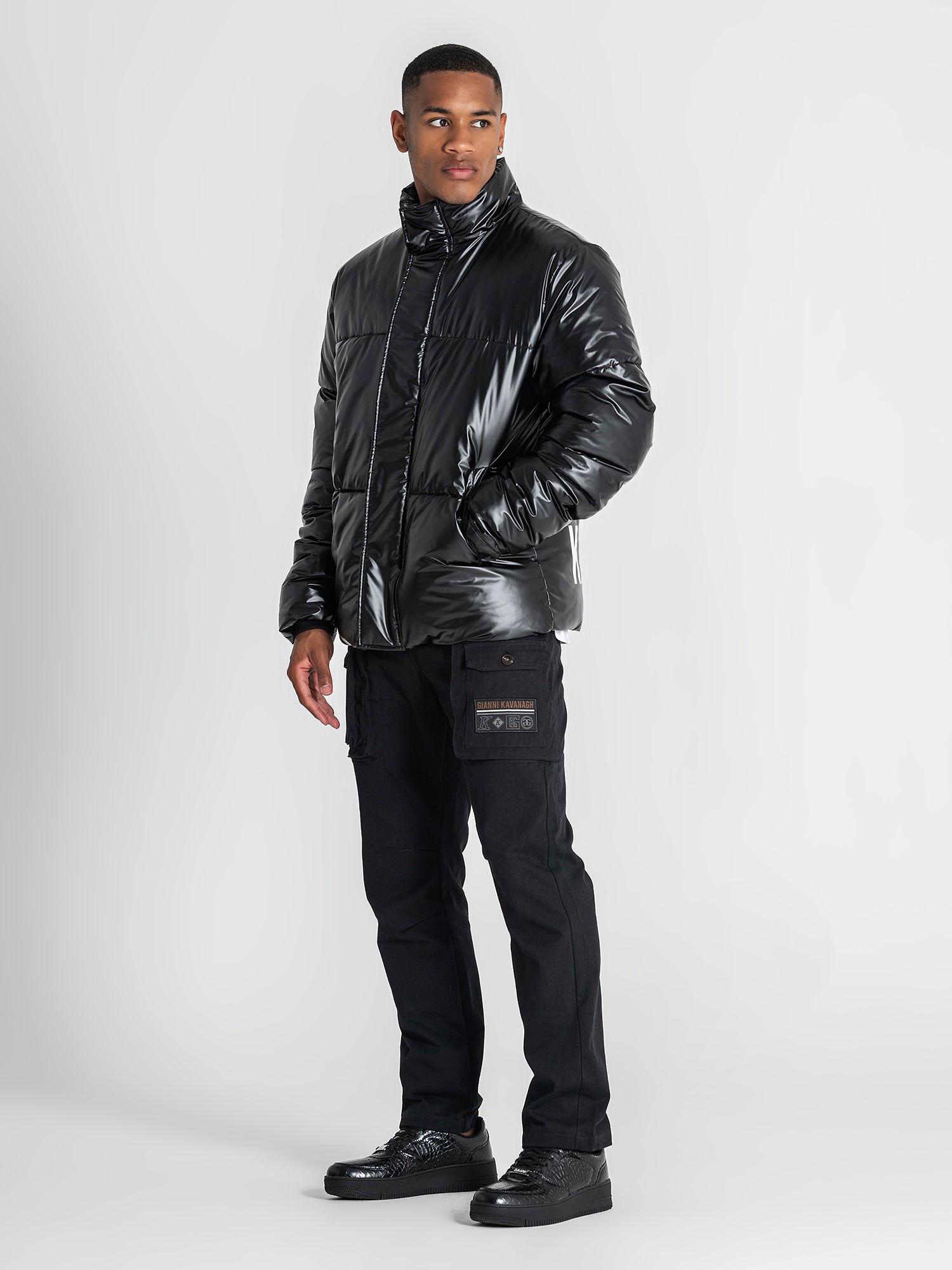 puffers / Black Statement Puffer Jacket