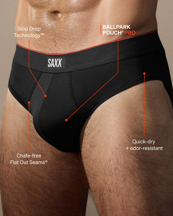 SAXX Underwear Multi-Sport Mesh Brief BallPark Pouch technology graphic
