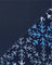 Navy fabric with blue geometric pattern