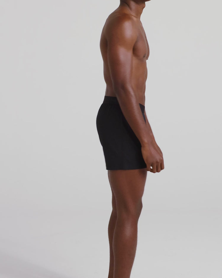 Video of model wearing Droptemp Cooling Sleep Boxer Fly