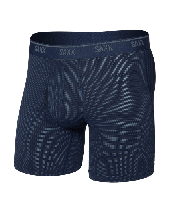 Front of  Quest Quick-Dry Mesh Boxer Brief Fly in Maritime