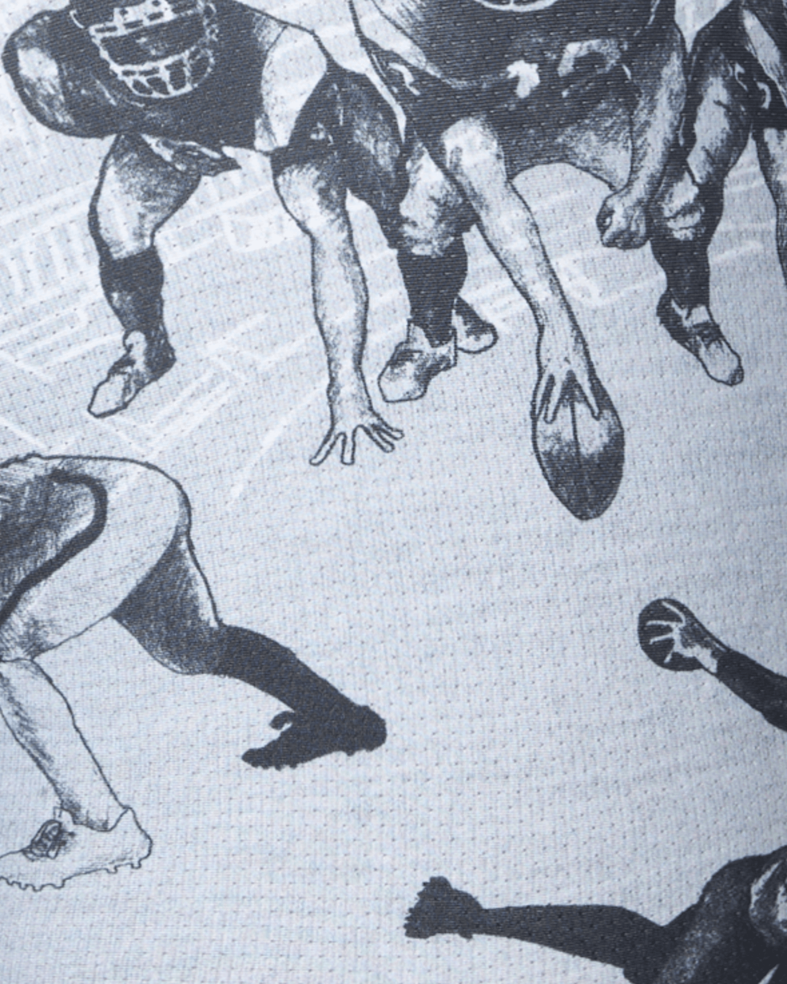 Swatch of Gridiron Action-Grey Heather