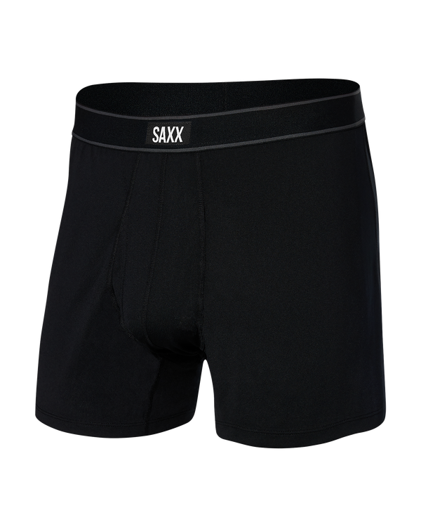 Front of Daytripper Loose Boxer Fly in Black