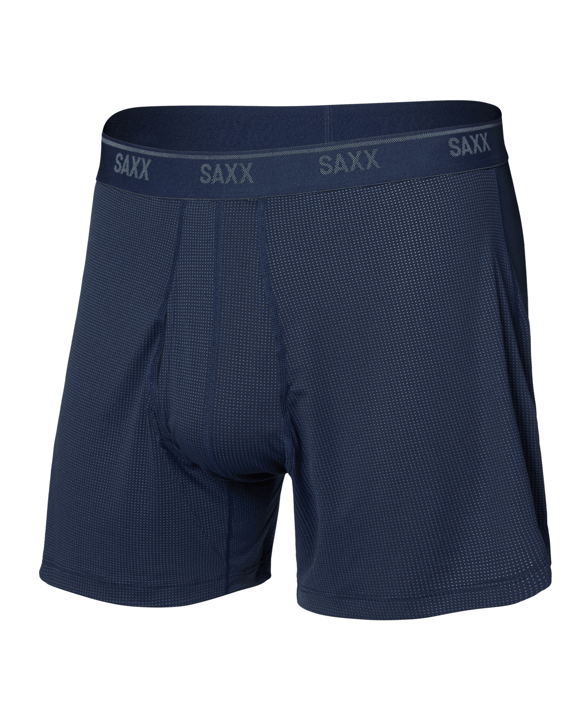 Front of  Quest Quick-Dry Mesh Boxer Short Fly in Maritime