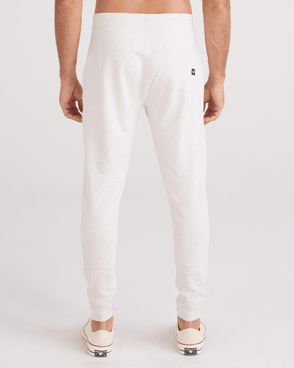 Back - Model wearing  3Six Five Pant in Steel Heather