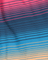 Close-up of fabric with multicolored stripes in pink, blue, yellow, and orange.
