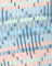 Patterned fabric with blue, pink, and green lines