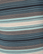 Close-up of fabric with blue and gray striped pattern