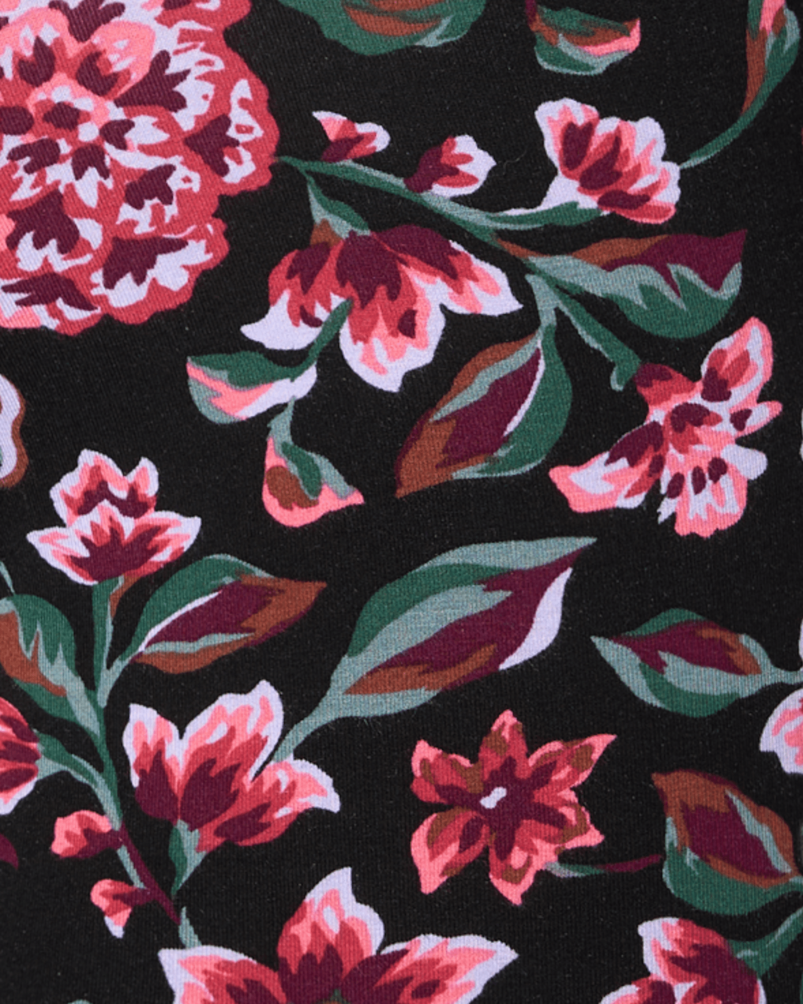 Swatch of Dandy Floral/Black