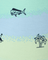 Fish and plant icons on a gradient background