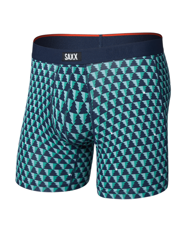 Front of Vibe Xtra Soft Comfort Boxer Brief in Tree Farm-Ivy Green